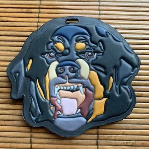 Givenchy key chain, iconic Rottweiler design!